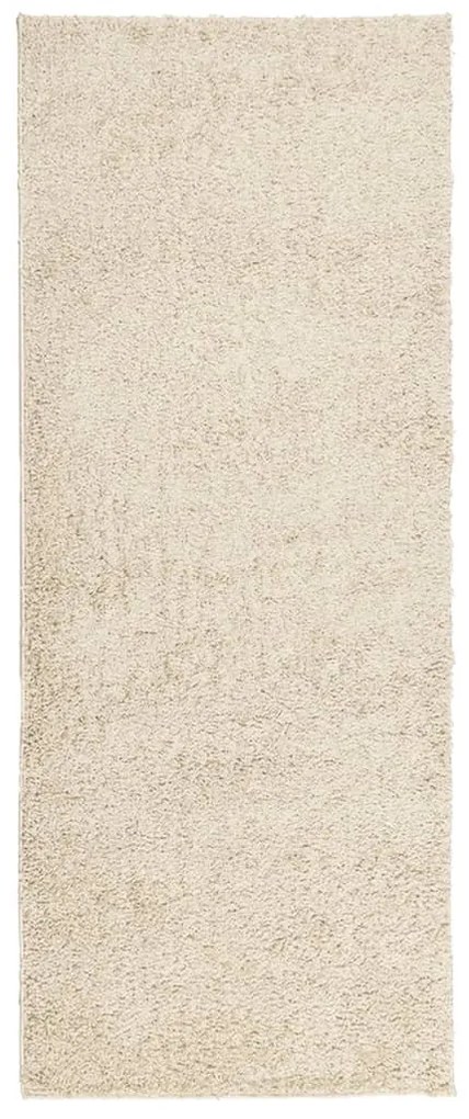 PAMPLONA arany magas szálú bolyhos modern szőnyeg 80 x 200 cm