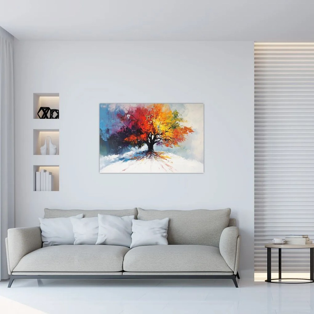 Kép - Színes fa (90x60 cm)