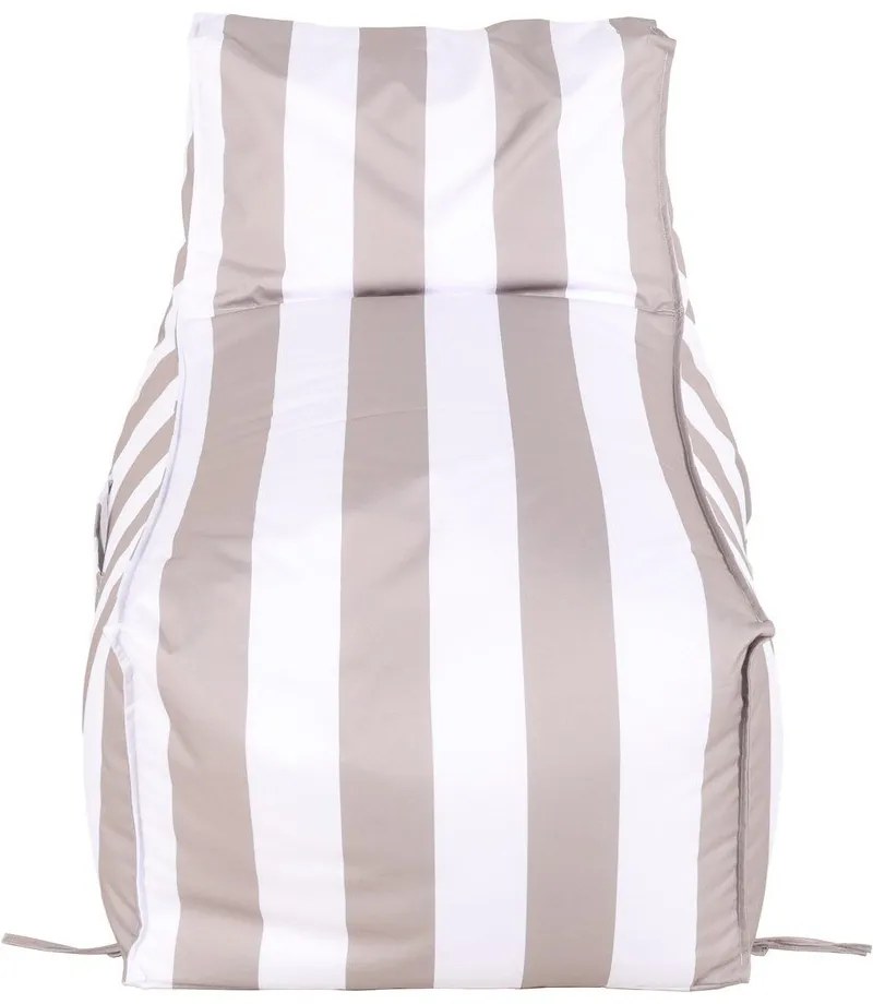 Fehér-szürke kerti babzsák – Bonami Essentials