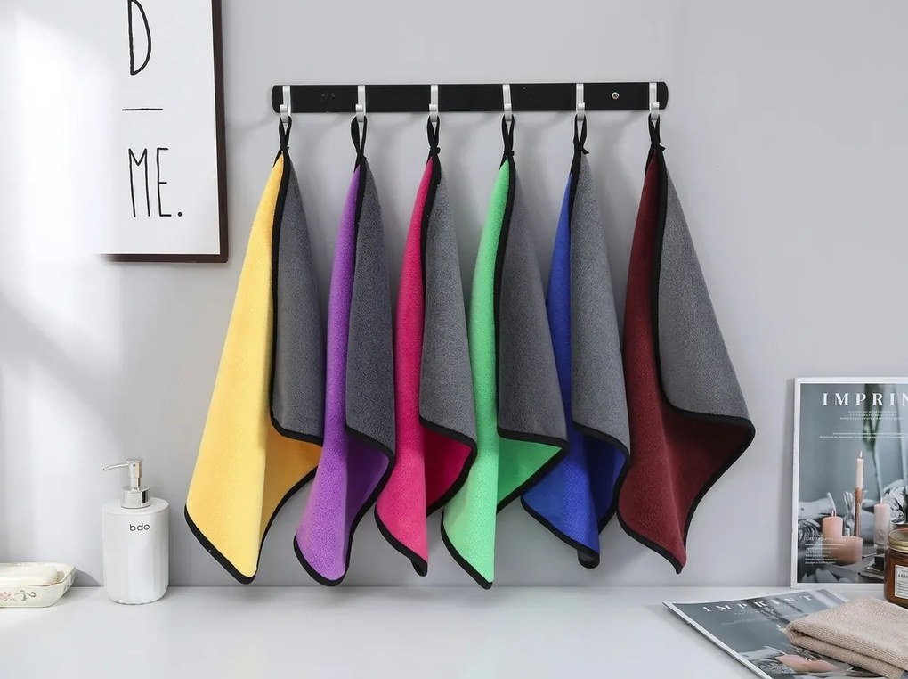 Mikroszálas törlőkendő MICROZA 30x40 cm - több színű Termék színe: Lila