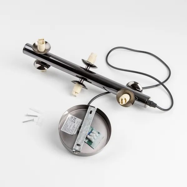 Brilagi - LED Csillár zsinóron MILLA 6xG9/3W/230V fényezett króm/arany