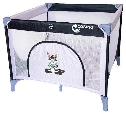 COSING - EMA Zebra szürke gyermek járóka