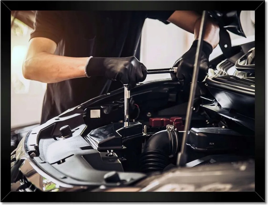 Poszterek keretben 40x30 Autó motor javítás