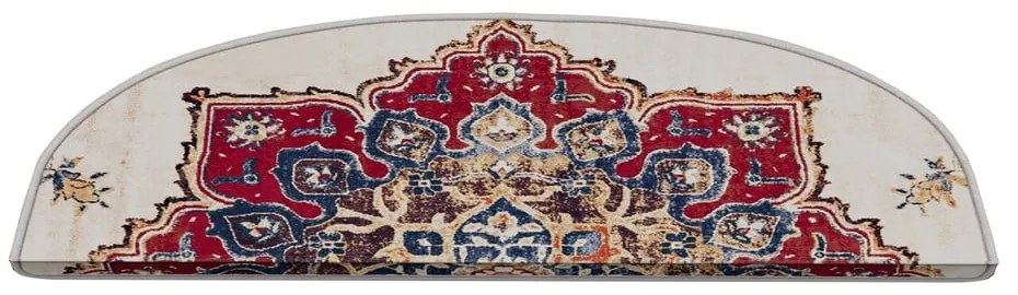 Lépcsőszőnyeg szett 16 db-os 20x65 cm Floral Path – Vitaus