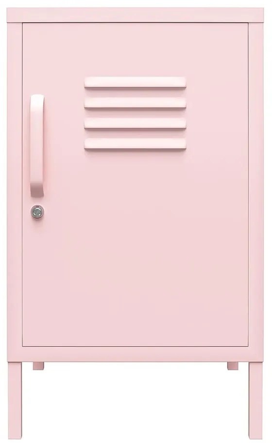 Világos rózsaszín fém éjjeliszekrény Cache – Novogratz