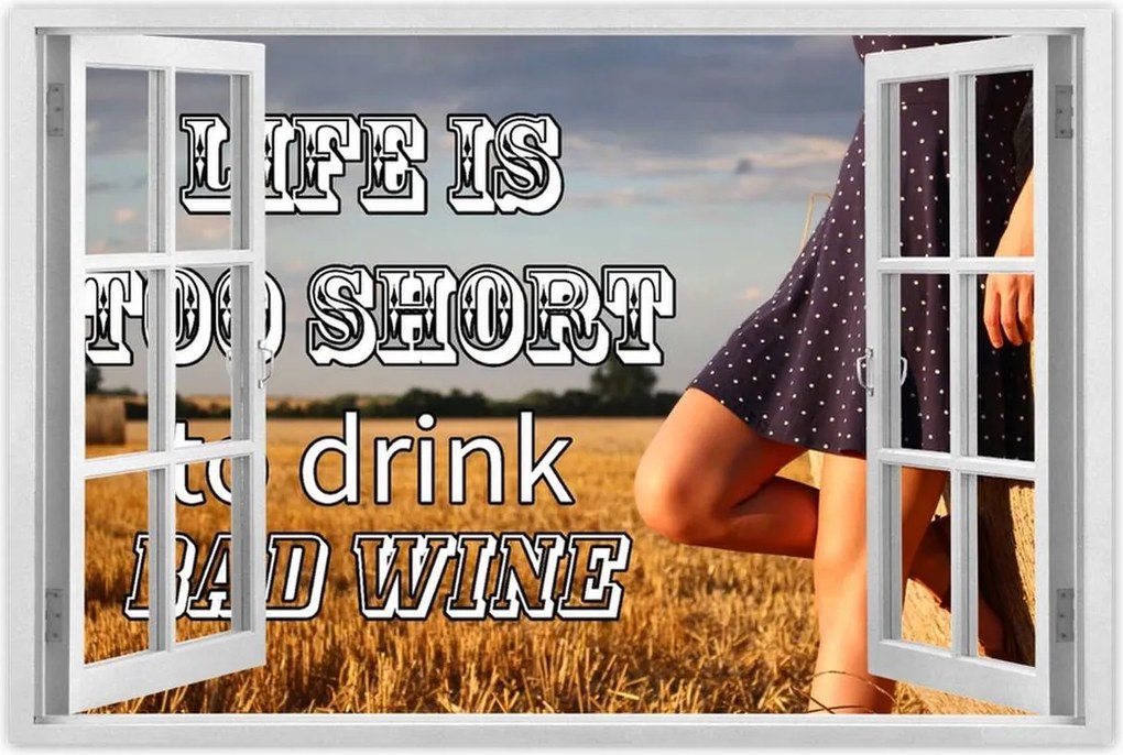 Poszterek 120x80 Life is too short