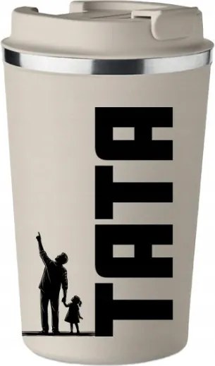 Prémium Termo Bögre bézs Apák napi ajándék Apa KT_383