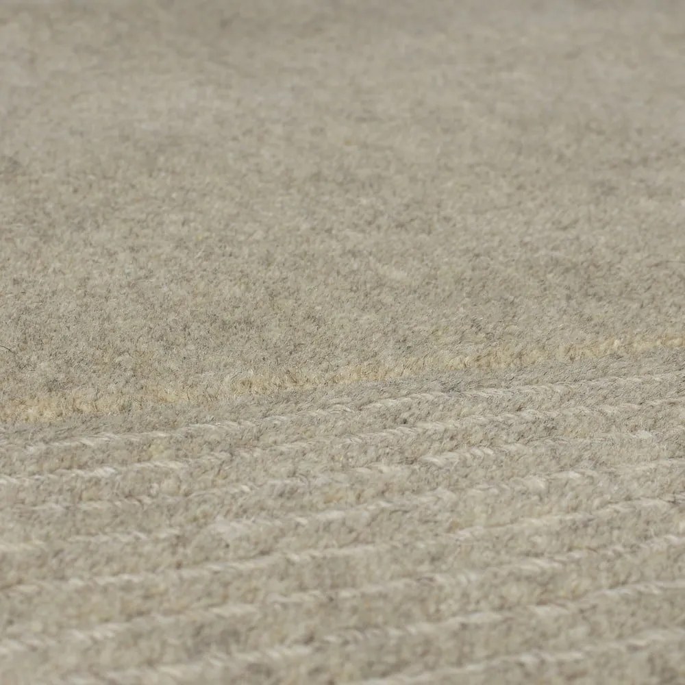 Bézs gyapjú szőnyeg 200x290 cm – Flair Rugs