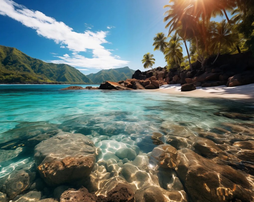 Poszter 76x60,5cm Elszigetelt paradicsom