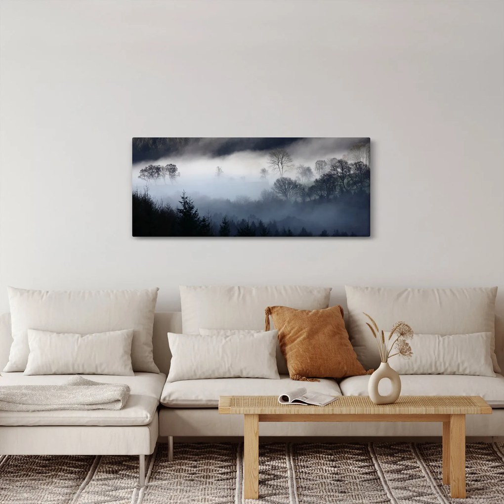 A köd képe az erdő felett (120x50 cm)
