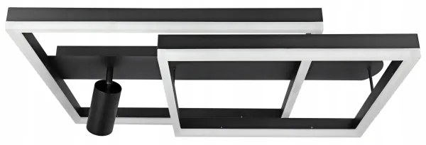 LED mennyezeti lámpa LED/38W/230V + 1xGU10/30W fekete