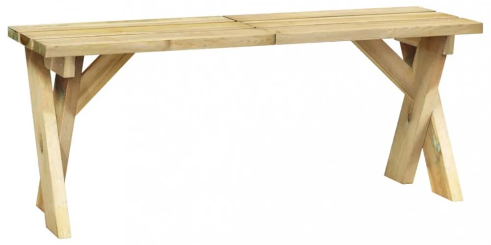 impregnált fenyőfa kerti pad 110 cm