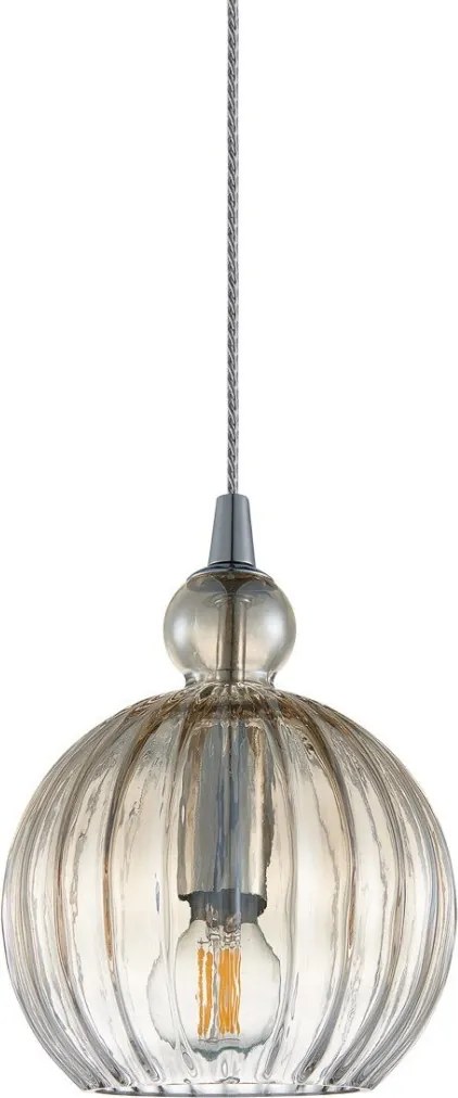 Italux Biron PND-8744-1S-CGSH Függőlámpa 1x60W/E27 IP20