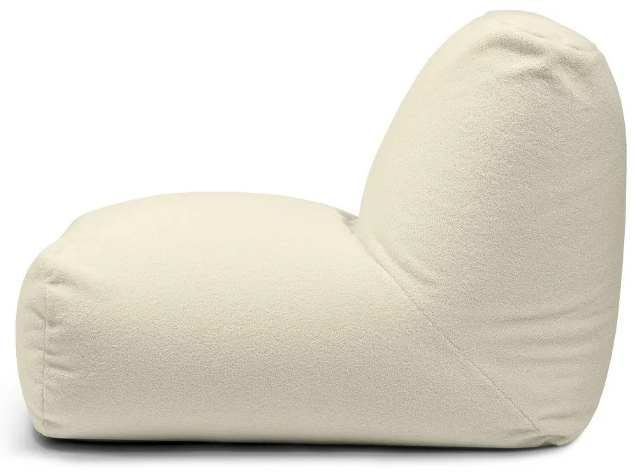 Barna buklé babzsákfotel Tube – SLOWDOWN