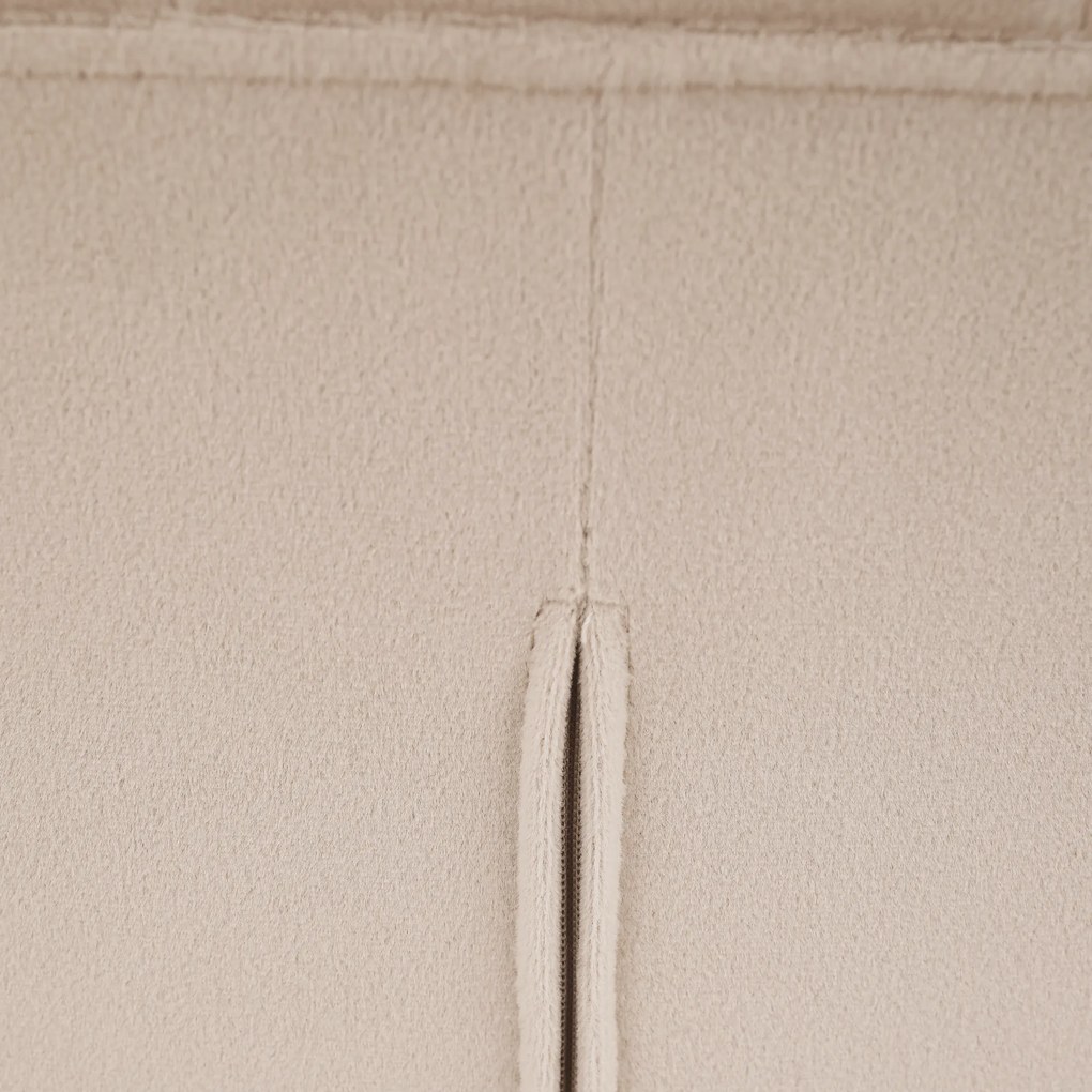 Étkezőszék, bézs Dulux Velvet szövet/króm, SALOMA NEW