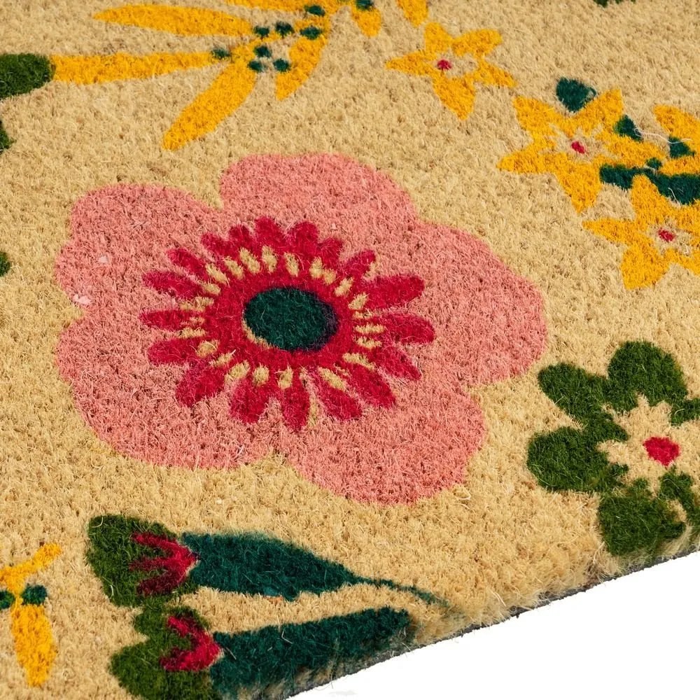 Kókuszrost lábtörlő 40x60 cm Flora – Casa Selección