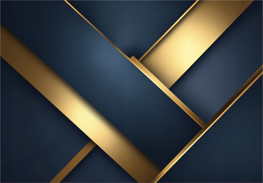 Fotótapéta Levelek Absztrakt Arany Hálószoba Nappali Tapéta Flizelina 350x250