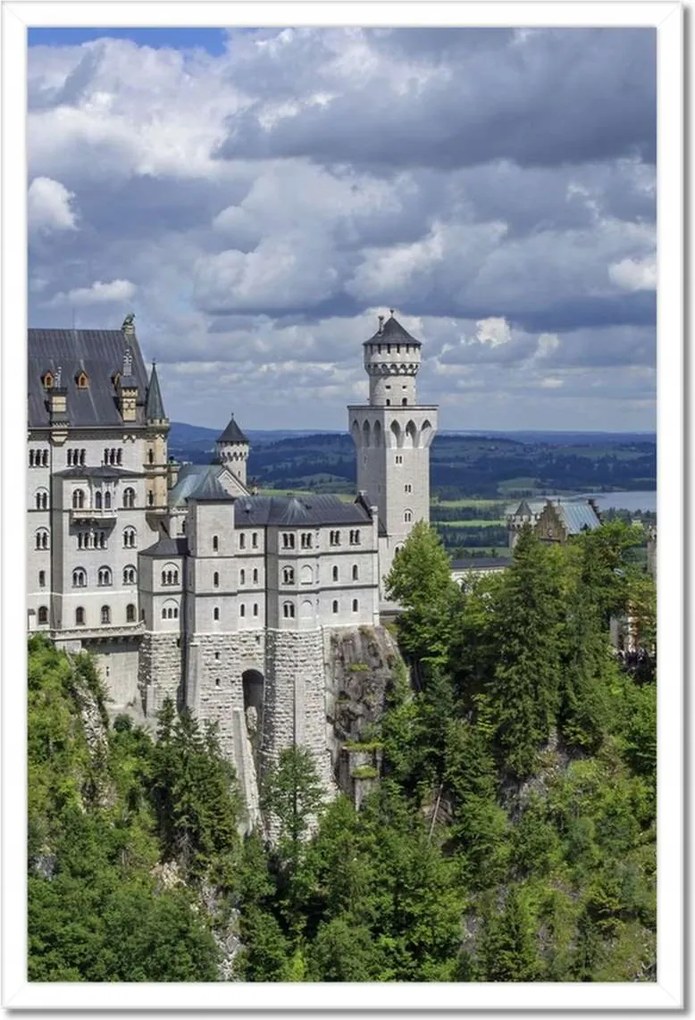 Poszterek keretben 40x60 Neuschwanstein kastély