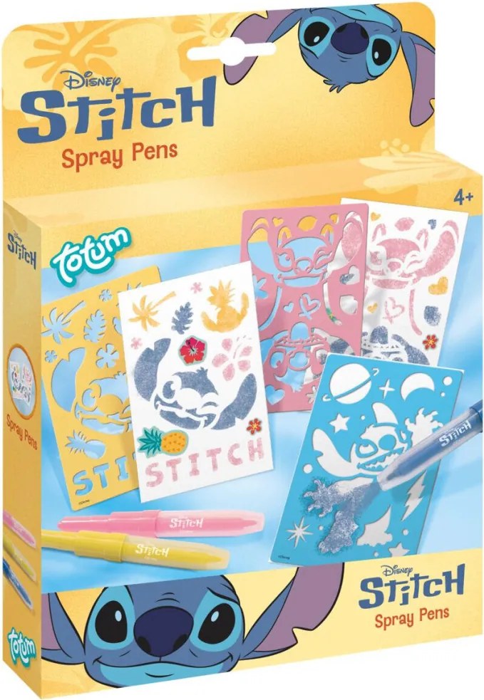 Disney Lilo és Stitch, A csillagkutya Aloha kreatív szett spray tollal