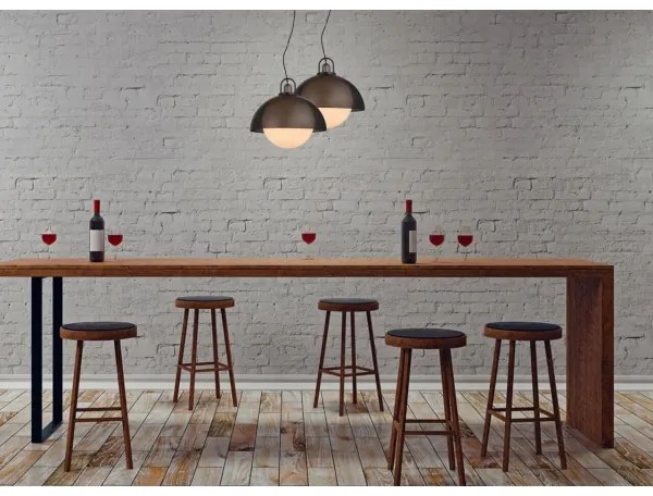 Klausen 111034 - Csillár zsinóron GRAVEN 1xE27/11W/230V fekete