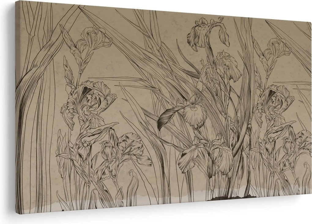 Kép - A növények körvonalai (90x60 cm)