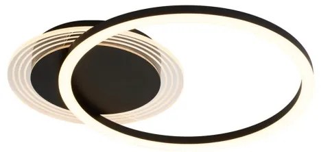 Searchlight 13650BK - LED dimmelhető mennyezeti lámpatest CONTOUR LED/24W/230V 3000K