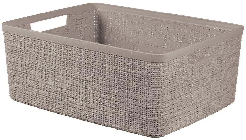 Curver Jute M 12 l taupe tárolódoboz