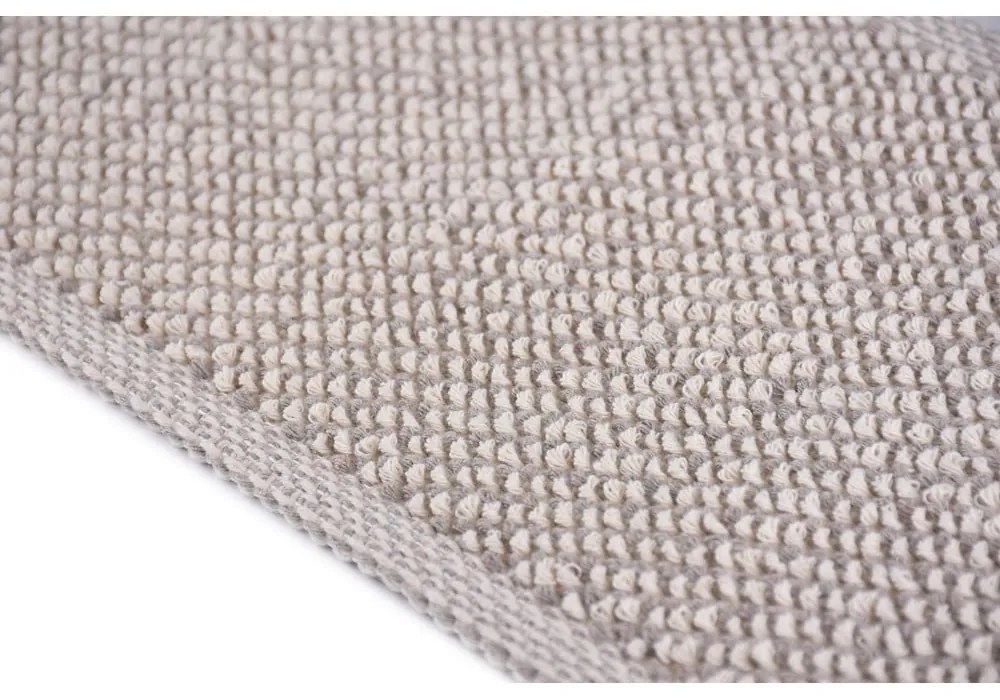 Világosszürke pamut lépcsőszőnyeg szett 16 db-os 25x65 cm Kumsal Bej – Vitaus