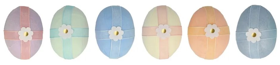 Húsvéti dekoráció készlet 6 db-os Surprise Eggs – Meri Meri