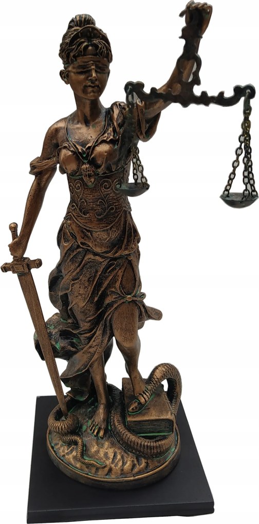 Temida Szobor Bronz 40 cm Istennő Igazsága