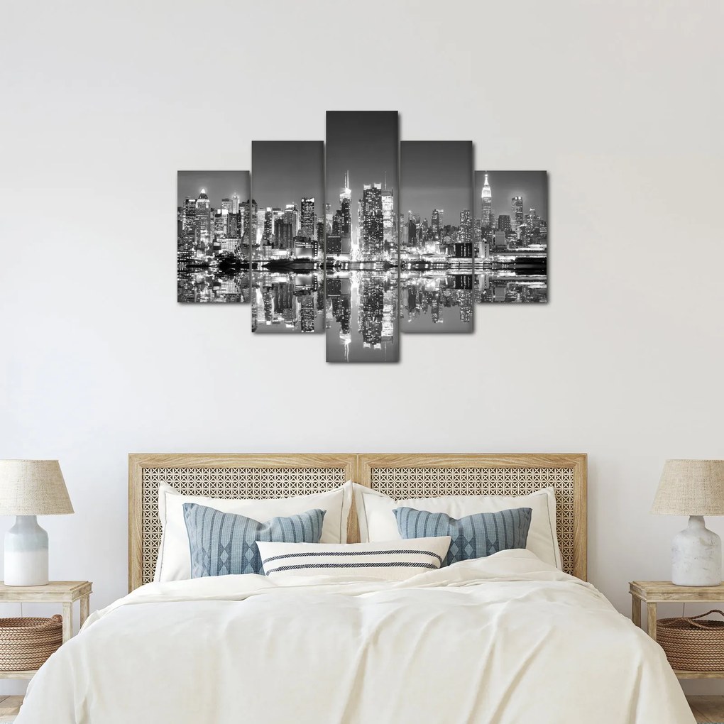 Kép - New York, fekete-fehér (150x105 cm)