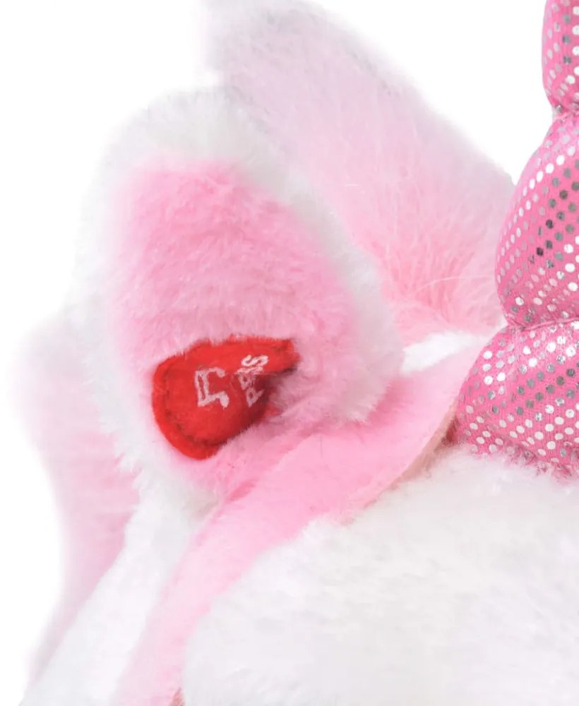 vidaXL fehér és rózsaszín álló unikornis plüssjáték XXL