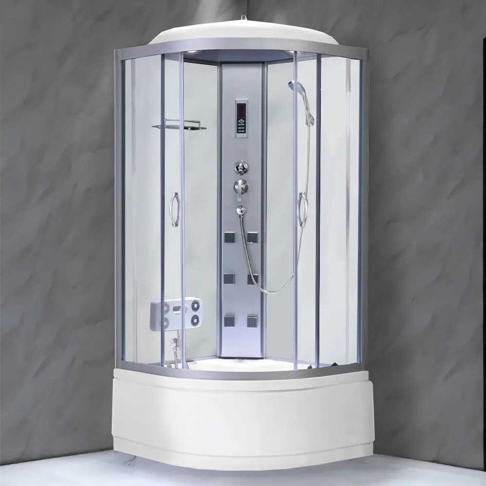 Mila hidromasszázs zuhanykabin fehér 90x90x215 cm