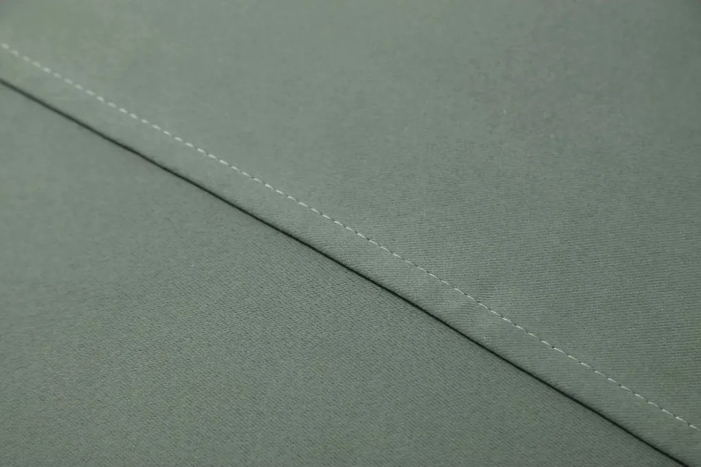 Függöny OXFORD 140x270 cm, szürkészöld Felfüggesztés: Hullámos sínszalag