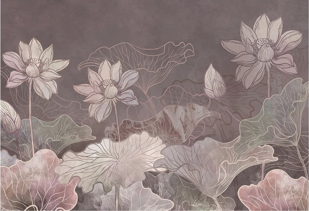 Fotótapéta Flizelin Szoba tapéta Békés botanika 152x104 Ragasztó