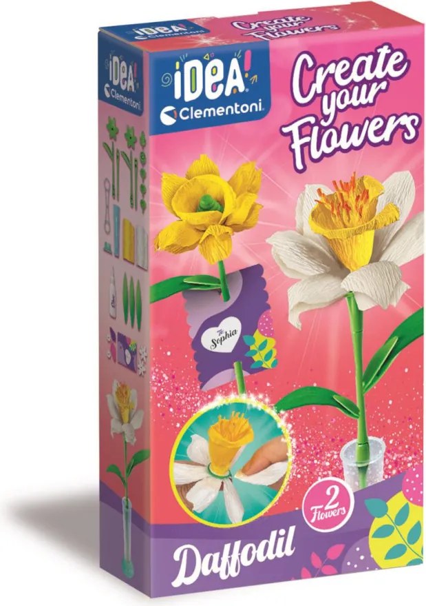 Virágkészítő szett Daffodils 2 db-os Clementoni