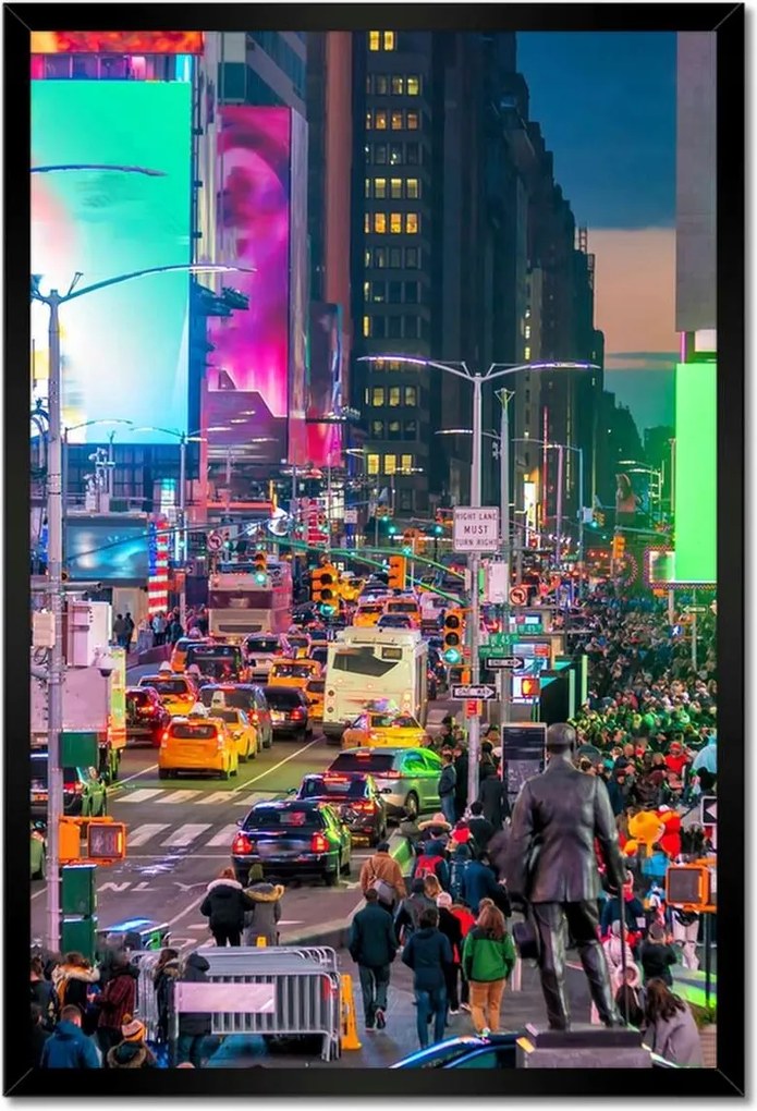 Poszterek keretben 40x60 New York felülnézet