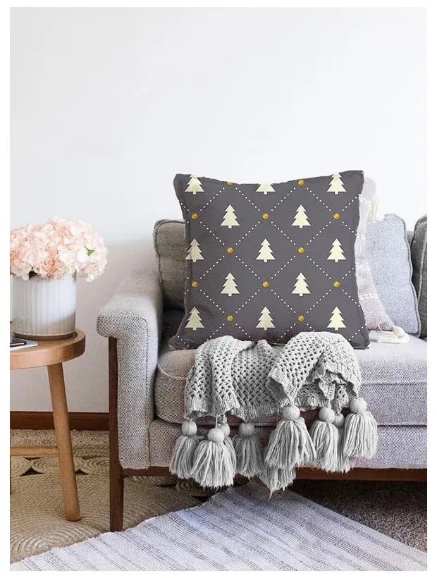 Párnahuzat karácsonyi mintával 43x43 cm – Mila Home