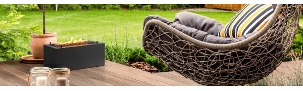 Planika Rio GAS - Kültéri gáz kandalló 41,4x69,8 cm 10kW