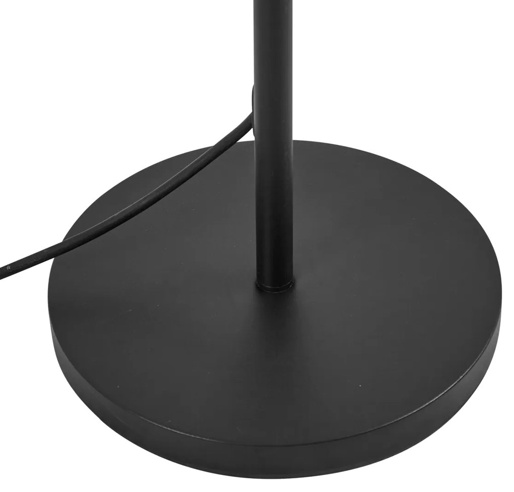 Kültéri állólámpa fekete, zöld kötélárnyékolóval IP44 - Virginia Jayla