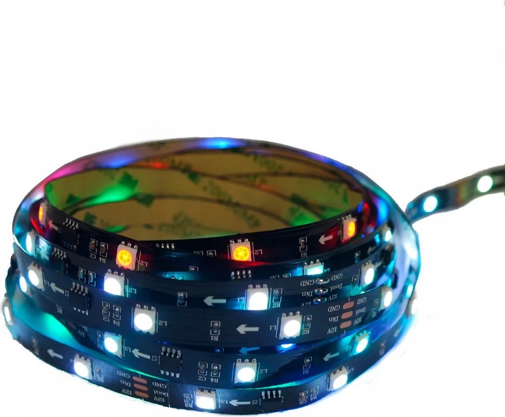Rgb digitális Led szalag WS2811 5050 címezhető 5m