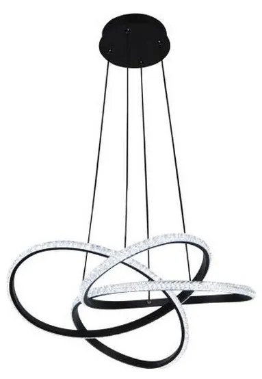 LED dimmelhető csillár kábelen LED/95W/230V 3000-6500K átm. 57 cm + távirányító