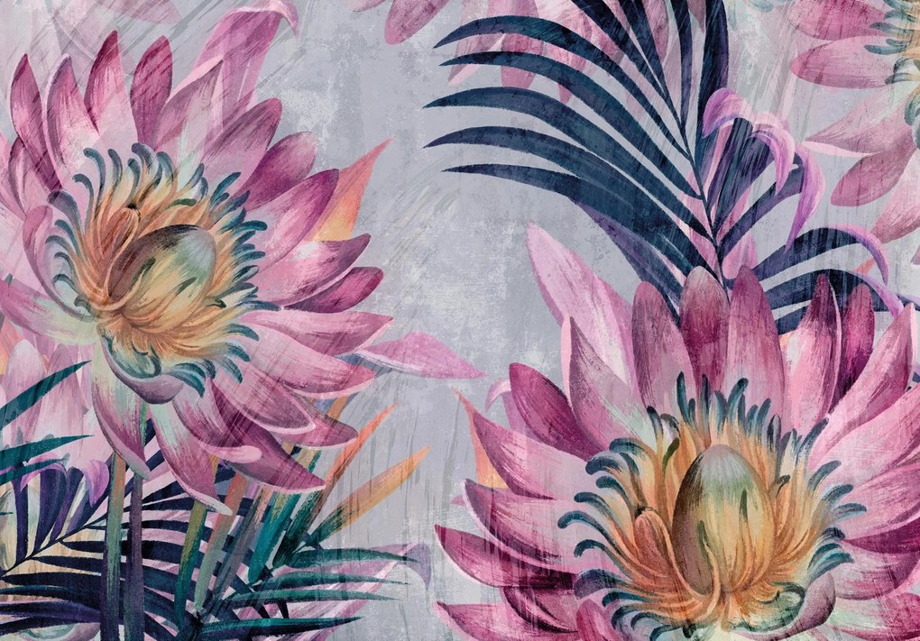 Fotótapéta színes Virágok virág Ragasztó Ajándék 368 x 254