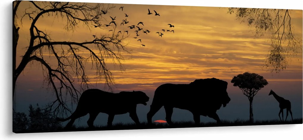 Safari képe (120x50 cm)