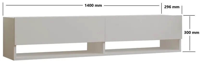 TV szekrény Arges - White