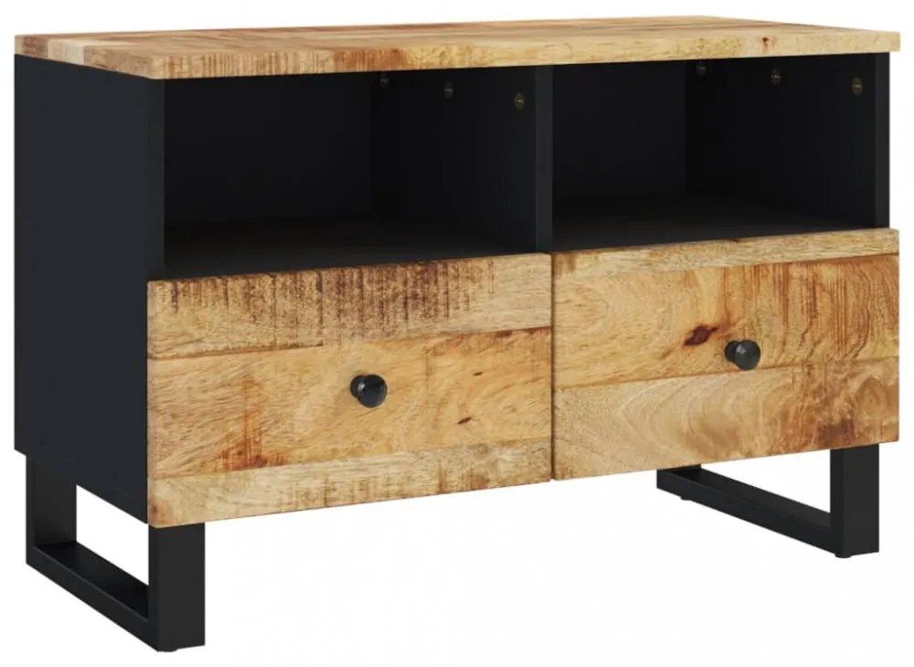 tömör mangófa TV-szekrény 70 x 33 x 46 cm