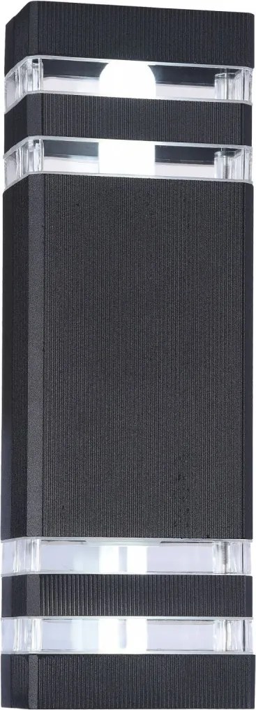 MAYTONI O578WL-02B UNTER Modern Kültéri Fali Lámpa Fekete E27 IP54