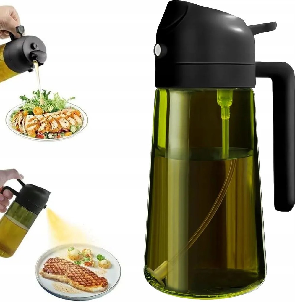 Olajmosó Konyhai Olaj Adagoló Üveg Spray Új Mechanizmus