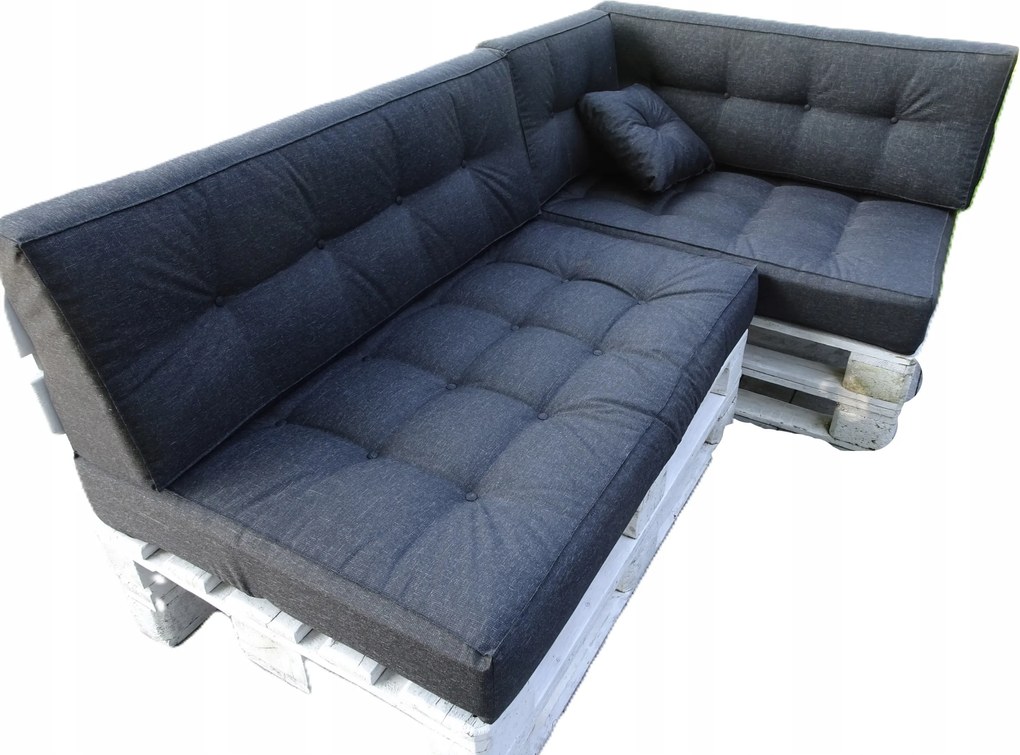 Párna két Raklapra kpl 6db Silver Fekete