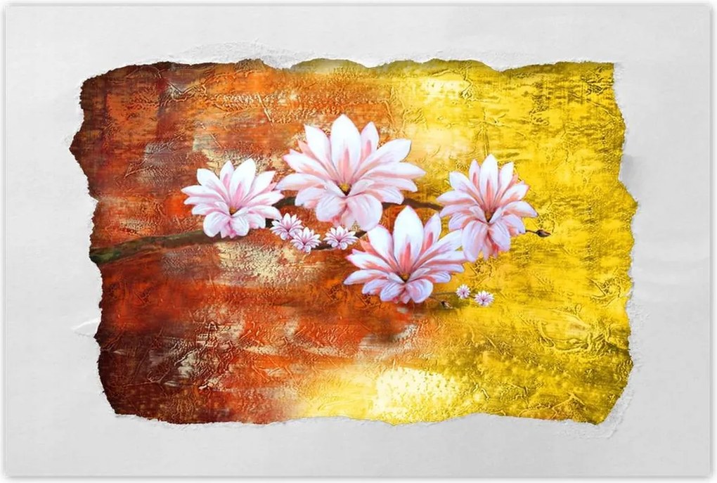 Poszterek 120x80 Magnólia ág virágok